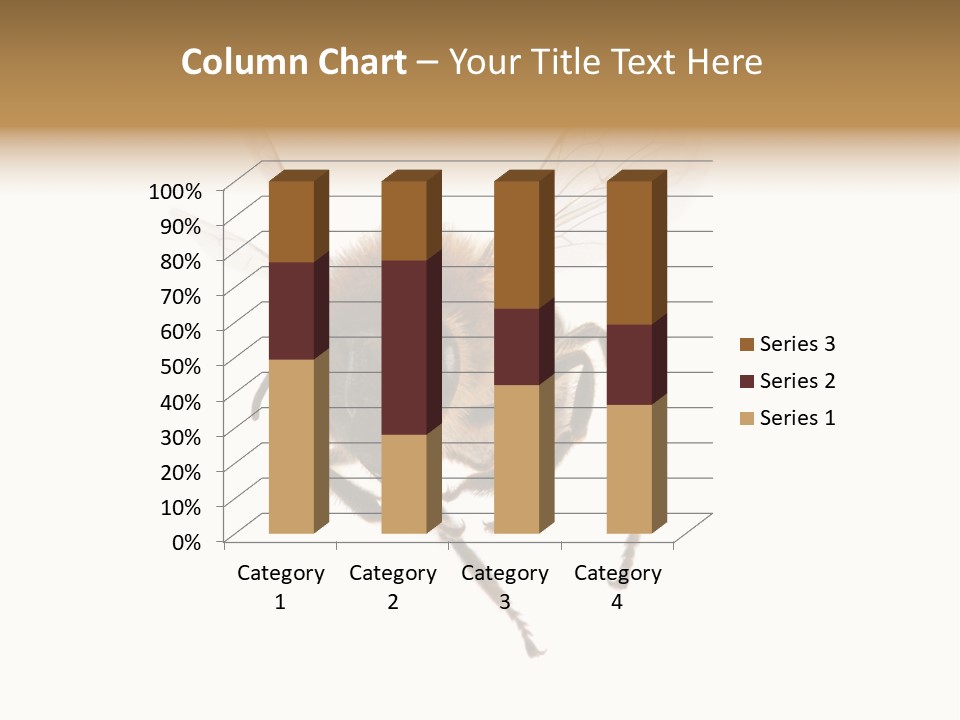 Wing Background Honey PowerPoint Template