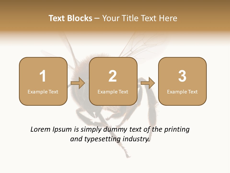 Wing Background Honey PowerPoint Template