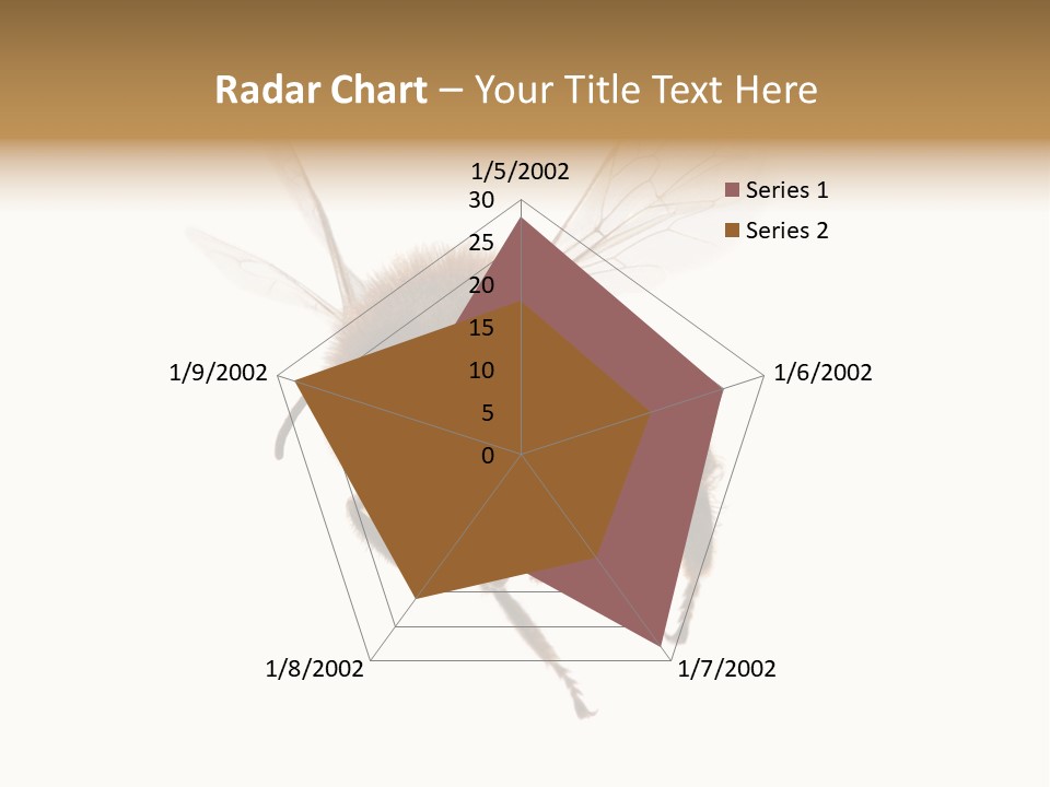 Wing Background Honey PowerPoint Template