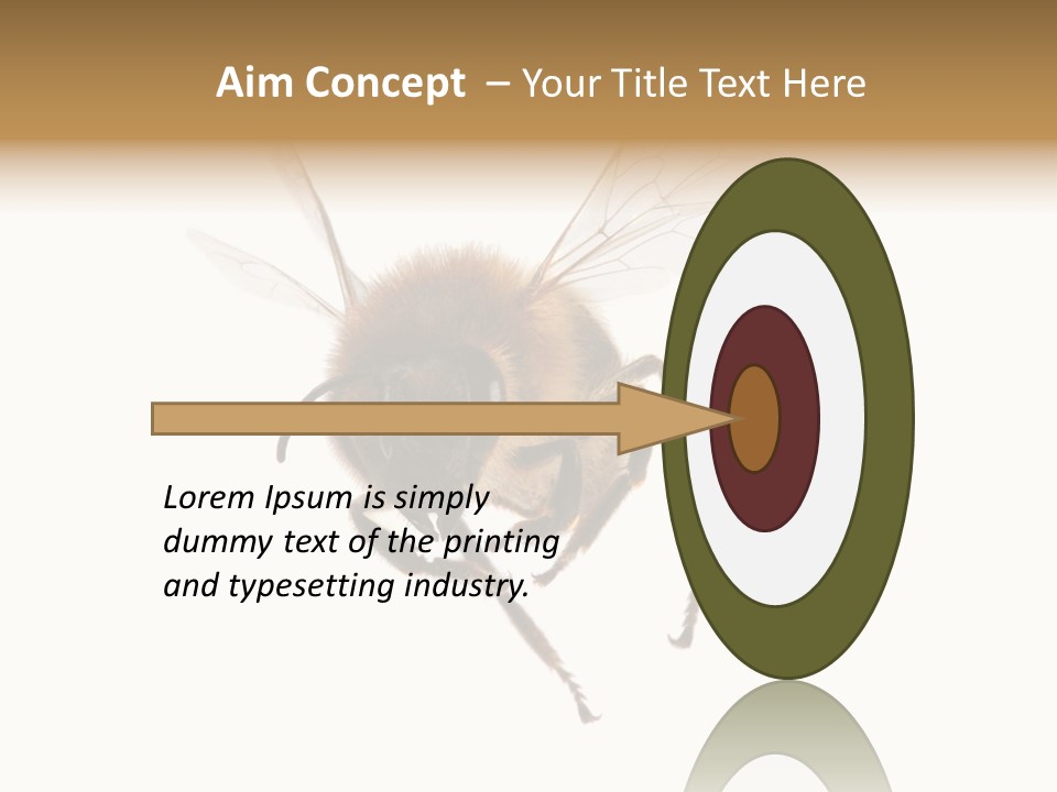 Wing Background Honey PowerPoint Template