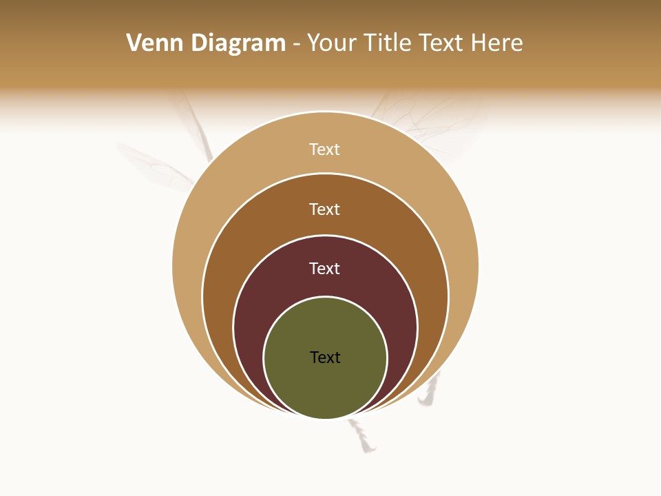 Wing Background Honey PowerPoint Template