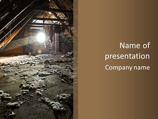 Tile Building Under PowerPoint Template