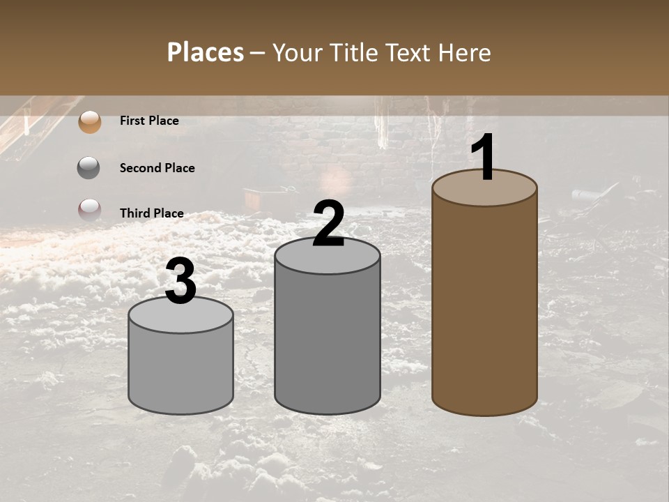 Tile Building Under PowerPoint Template