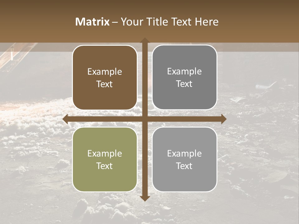 Tile Building Under PowerPoint Template