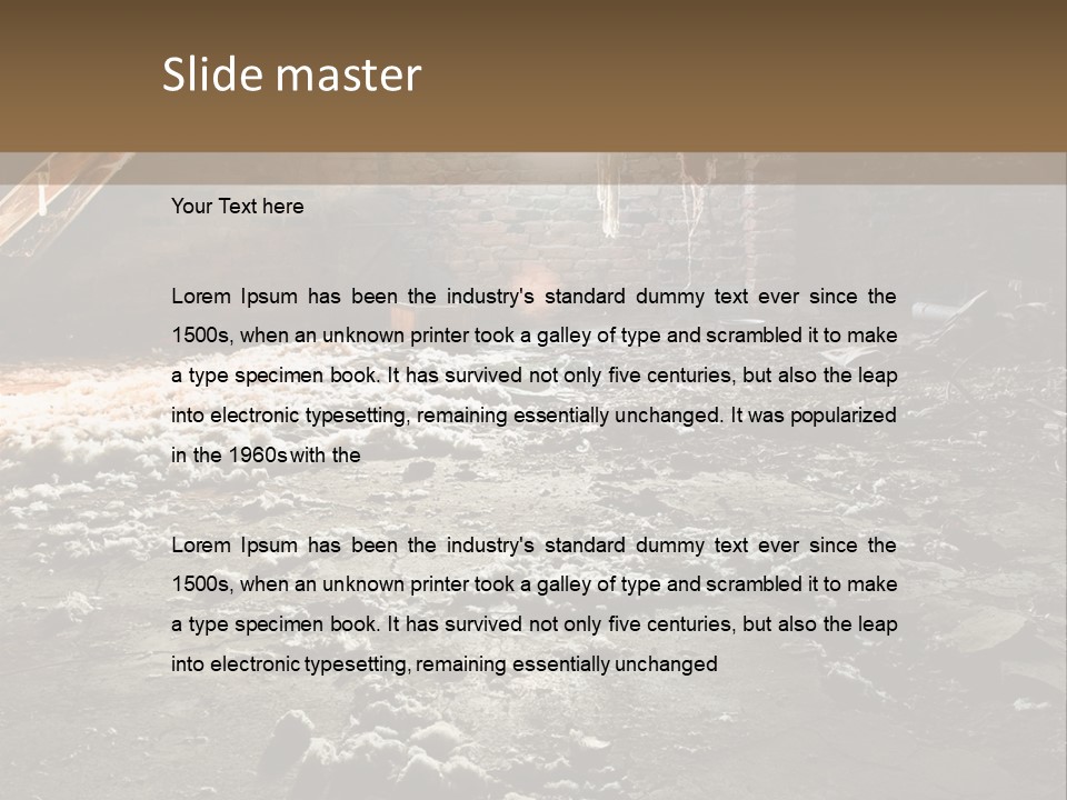 Tile Building Under PowerPoint Template
