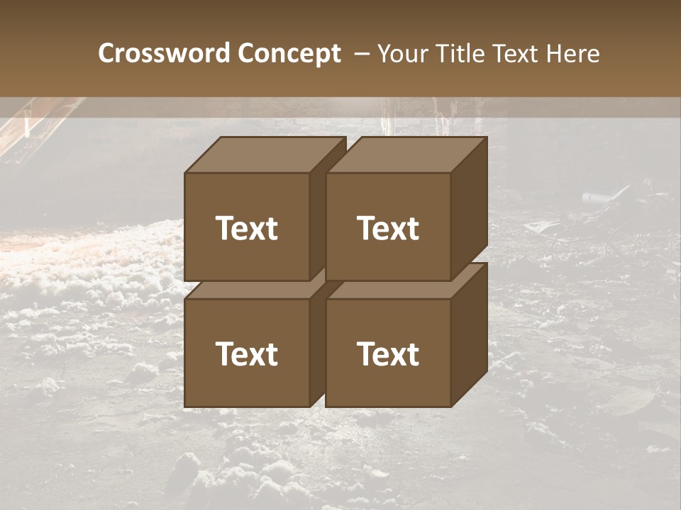 Tile Building Under PowerPoint Template