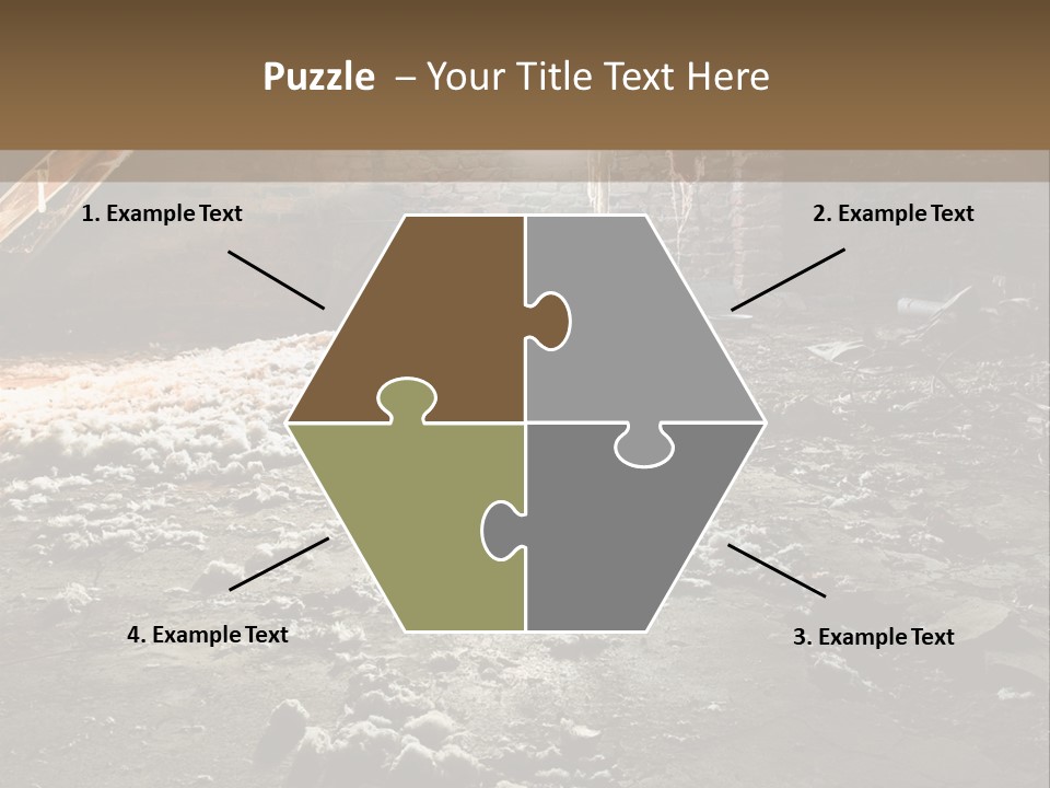 Tile Building Under PowerPoint Template