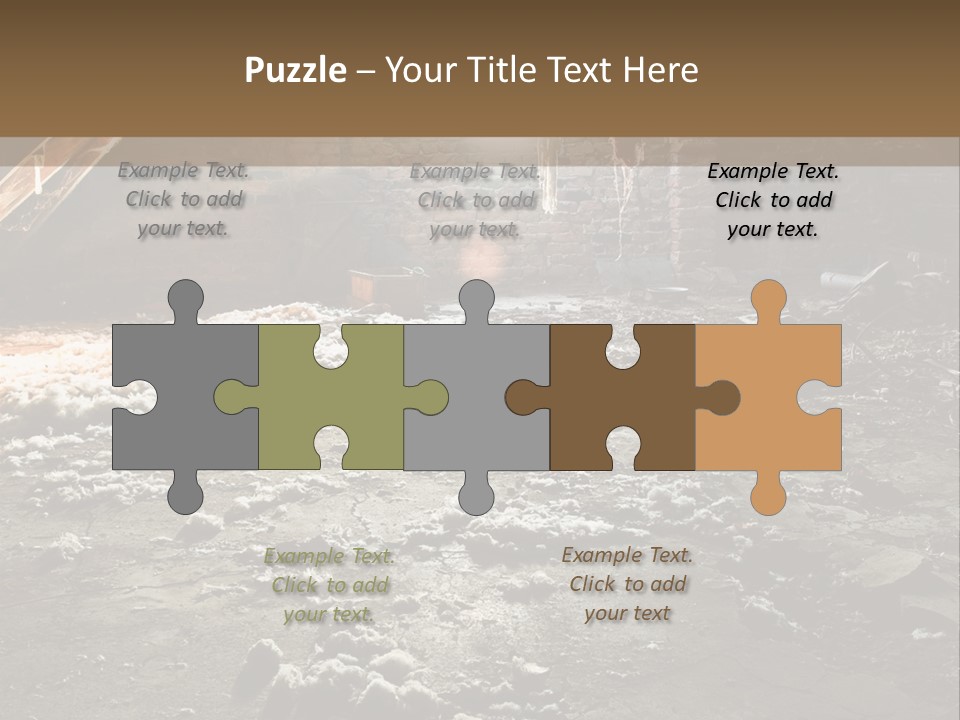 Tile Building Under PowerPoint Template