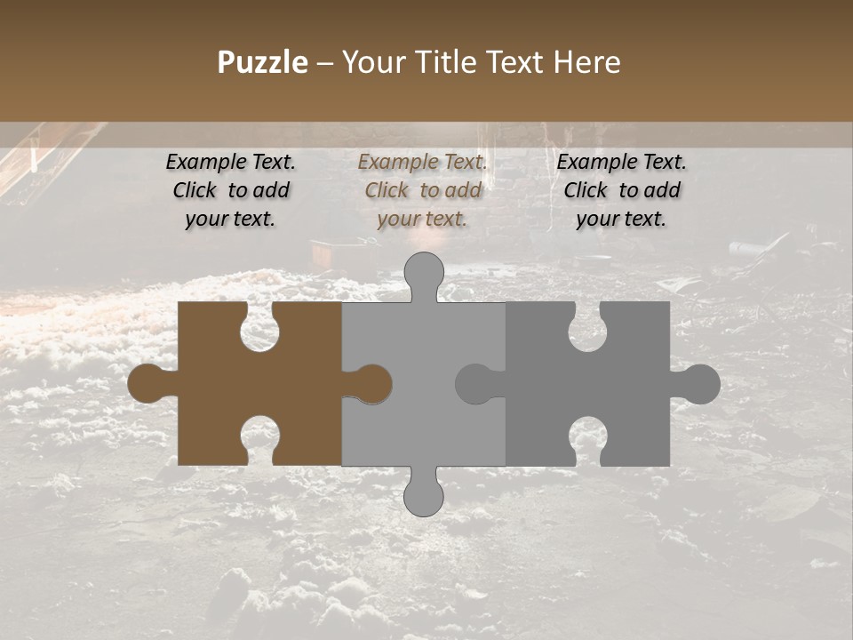 Tile Building Under PowerPoint Template