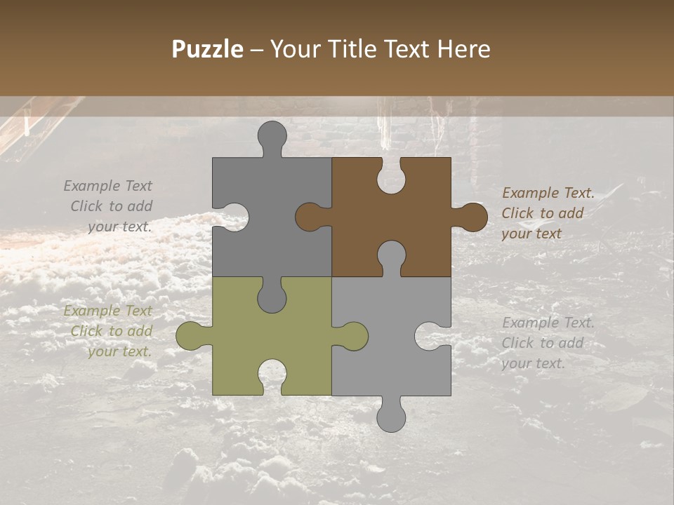 Tile Building Under PowerPoint Template