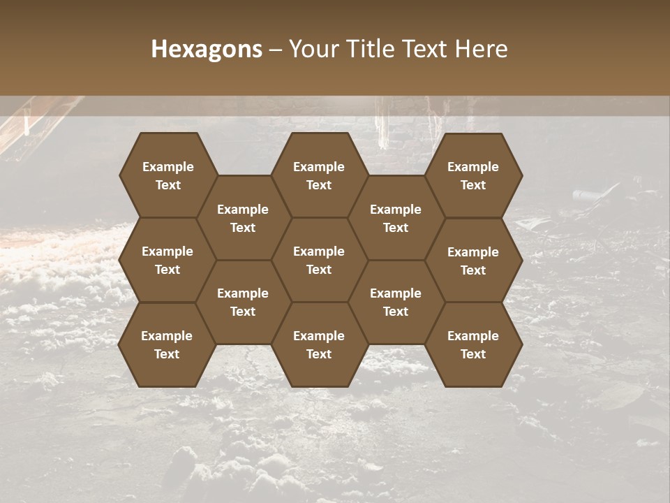 Tile Building Under PowerPoint Template