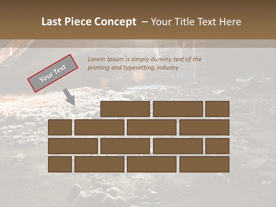 Tile Building Under PowerPoint Template