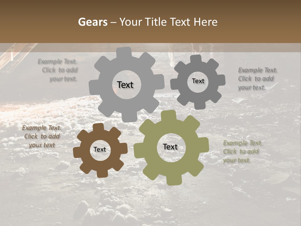 Tile Building Under PowerPoint Template