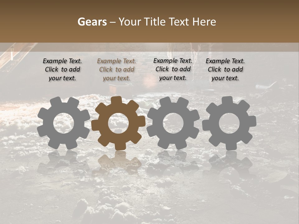 Tile Building Under PowerPoint Template