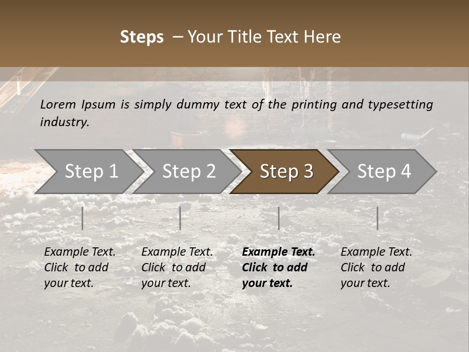 Tile Building Under PowerPoint Template