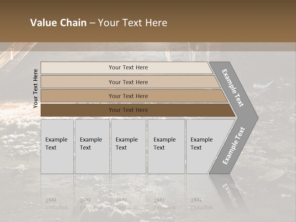 Tile Building Under PowerPoint Template
