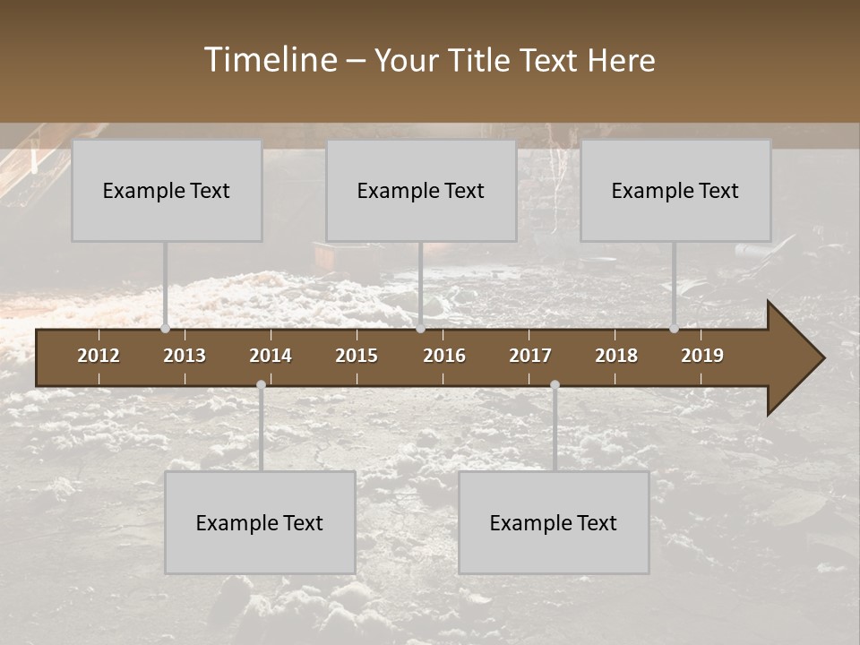 Tile Building Under PowerPoint Template