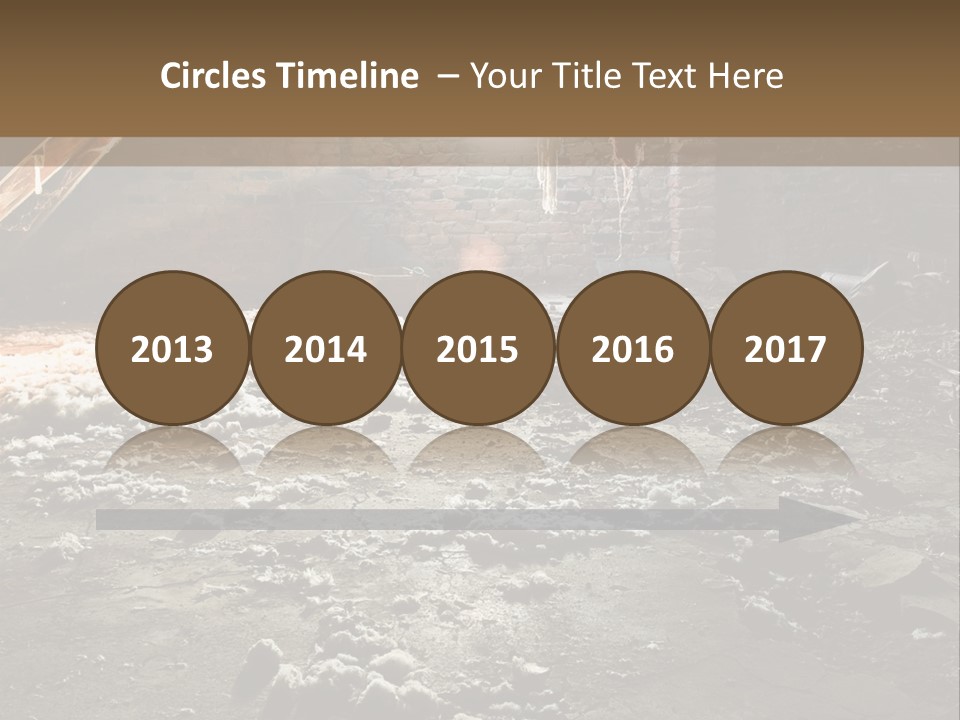 Tile Building Under PowerPoint Template