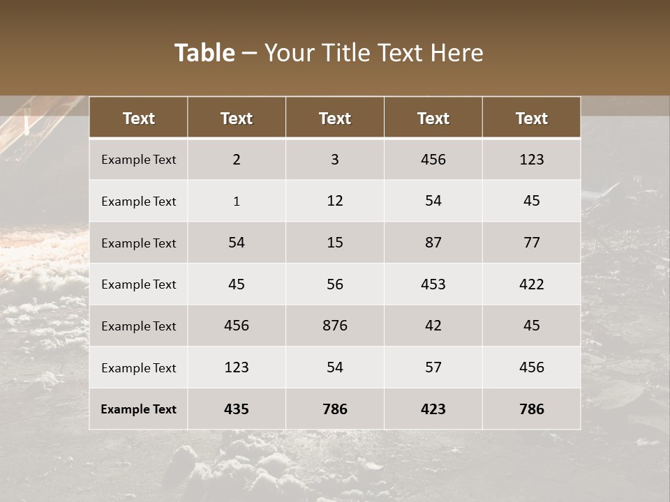 Tile Building Under PowerPoint Template