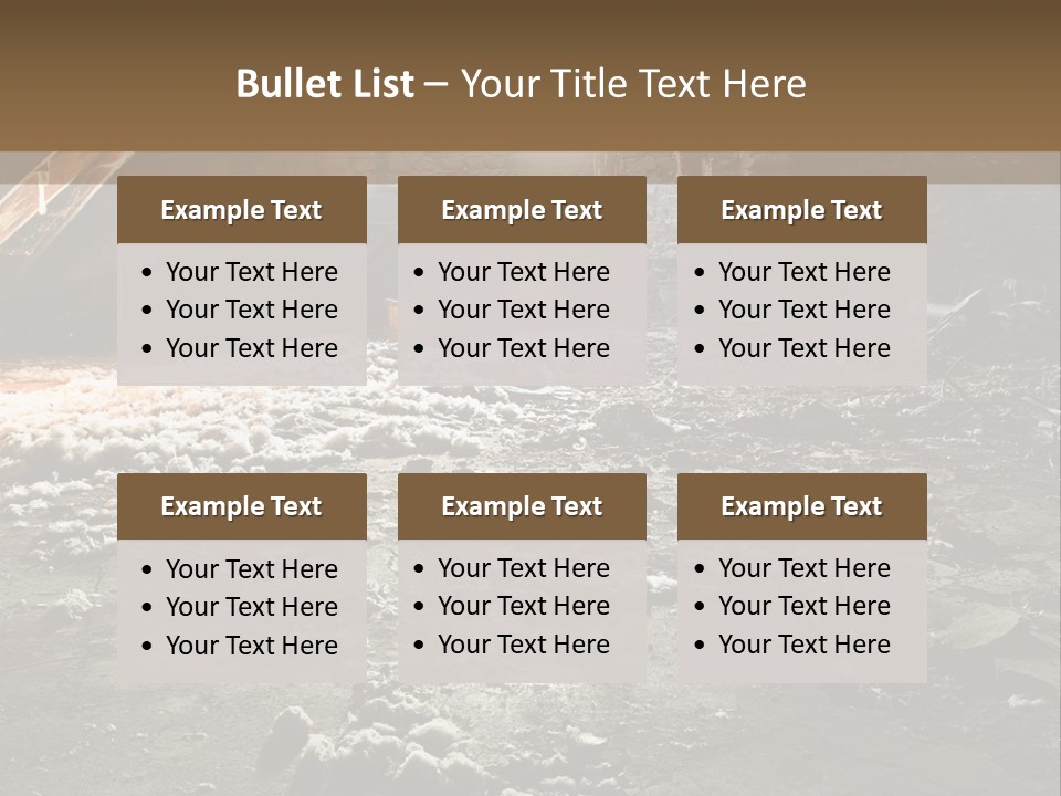 Tile Building Under PowerPoint Template