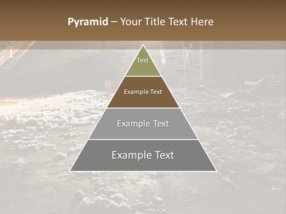 Tile Building Under PowerPoint Template