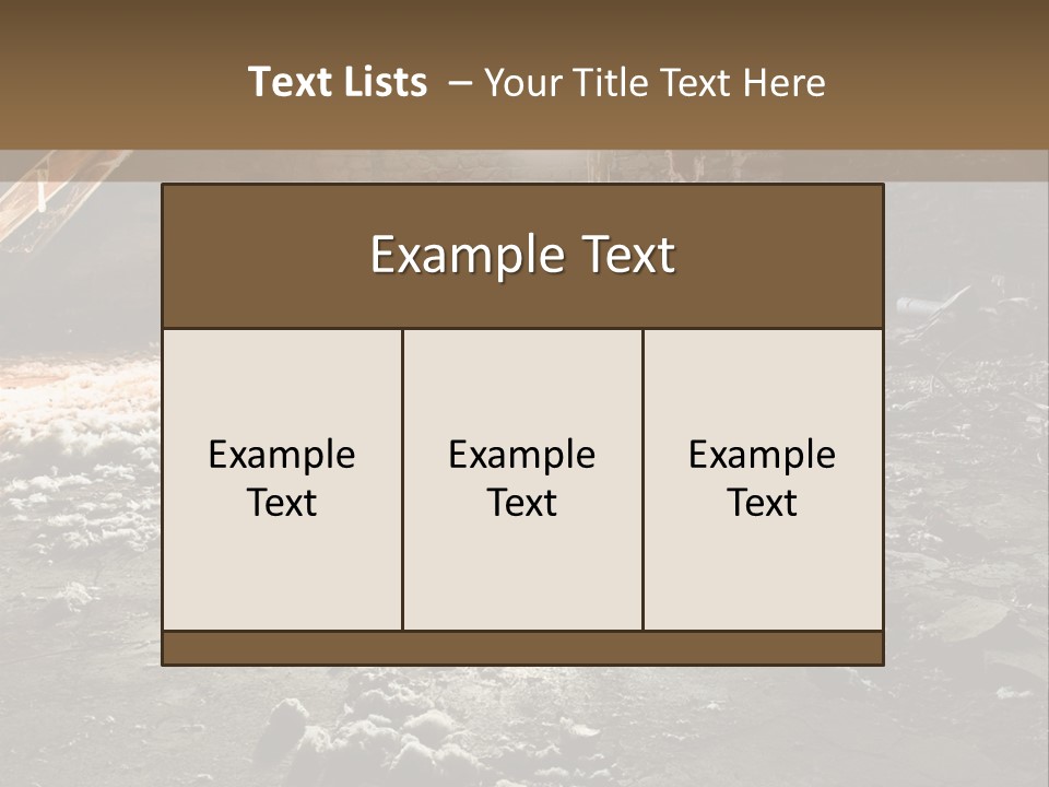 Tile Building Under PowerPoint Template