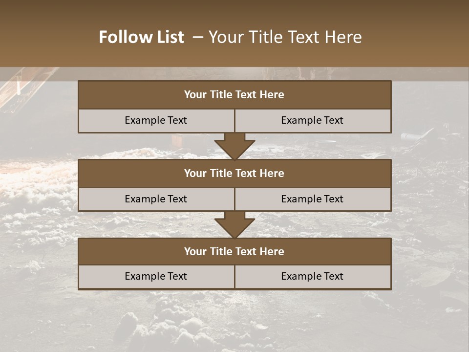 Tile Building Under PowerPoint Template