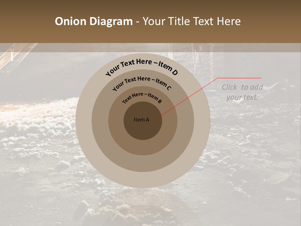 Tile Building Under PowerPoint Template