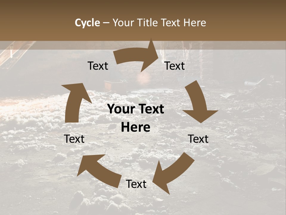 Tile Building Under PowerPoint Template