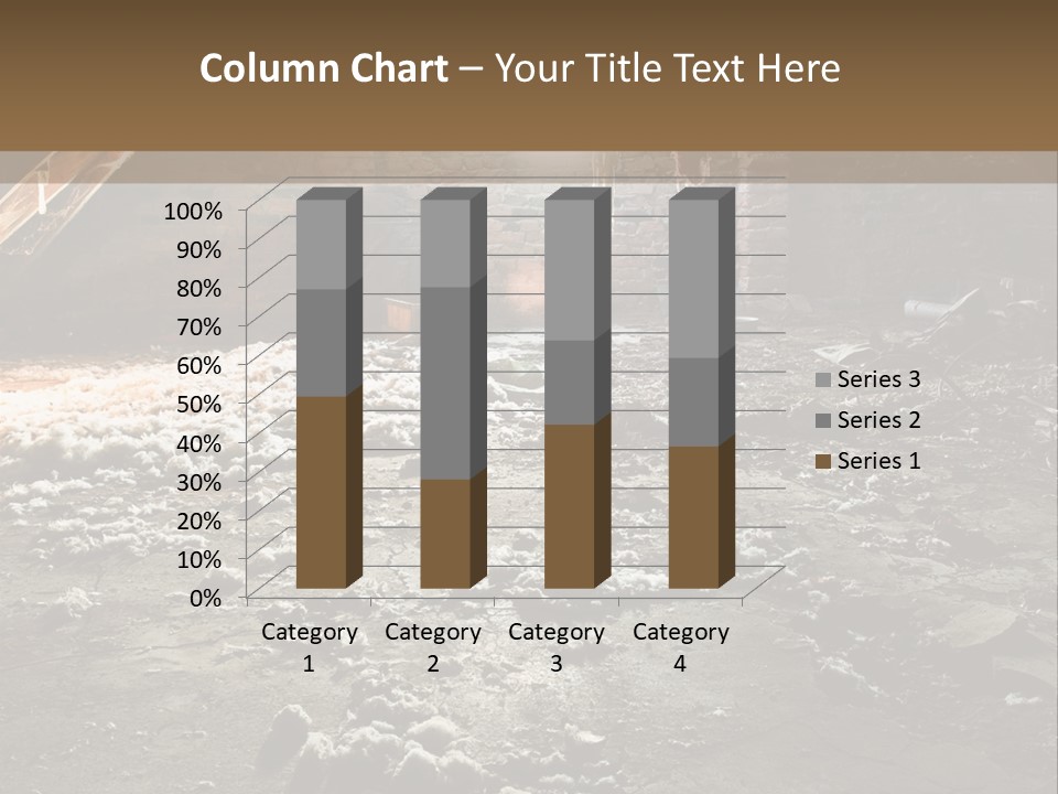 Tile Building Under PowerPoint Template