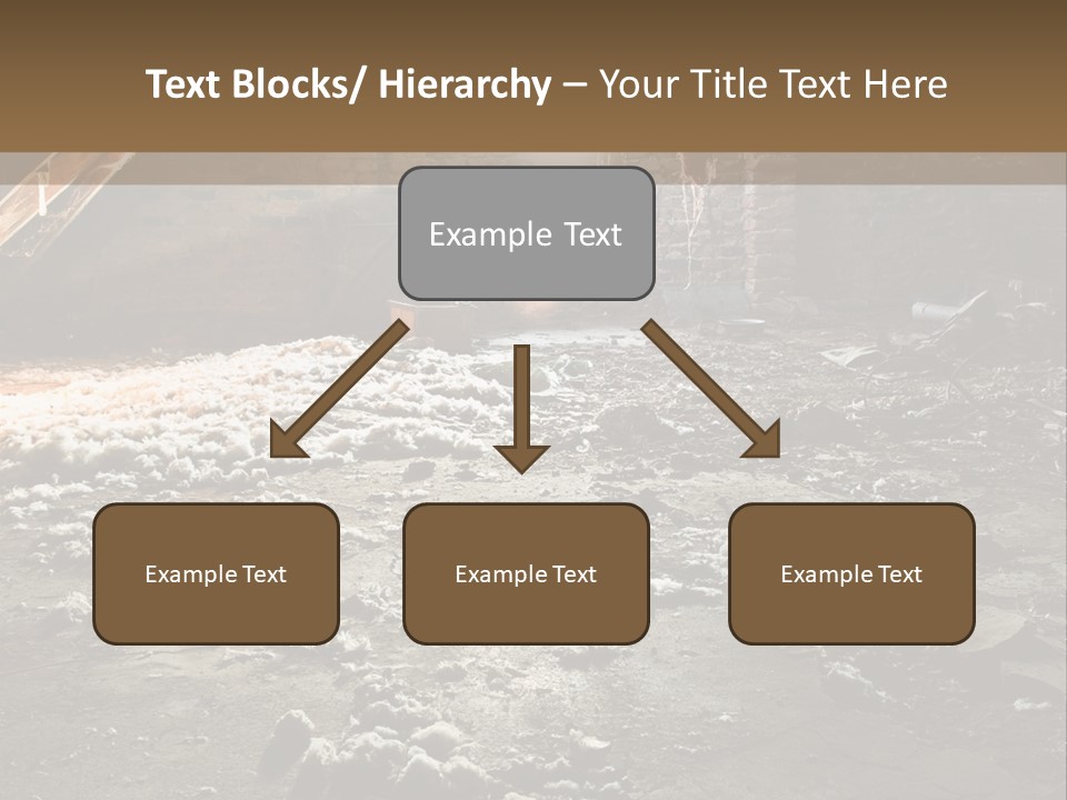 Tile Building Under PowerPoint Template