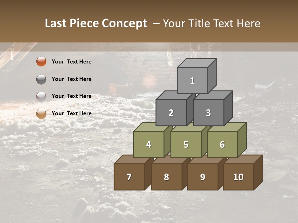 Tile Building Under PowerPoint Template