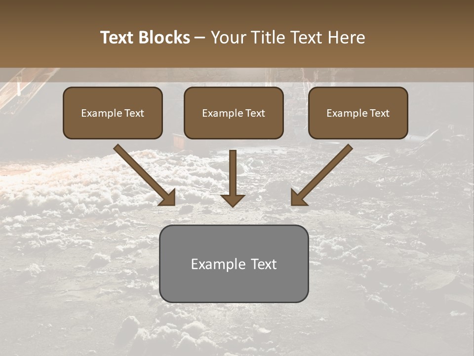 Tile Building Under PowerPoint Template