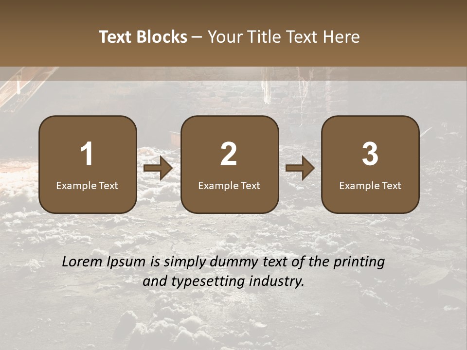 Tile Building Under PowerPoint Template