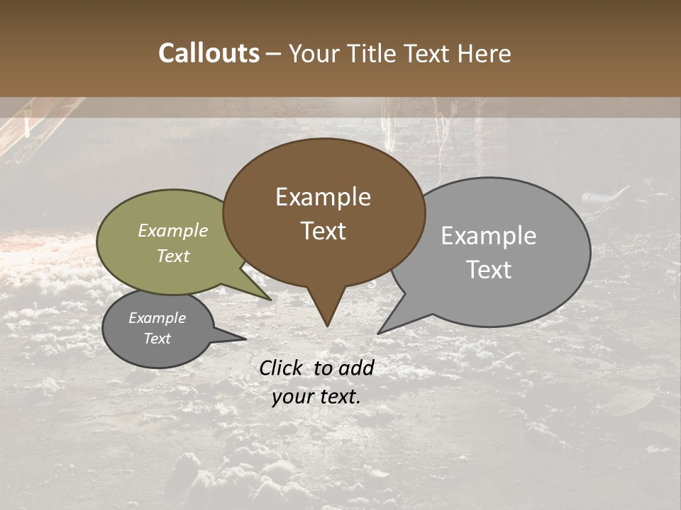 Tile Building Under PowerPoint Template