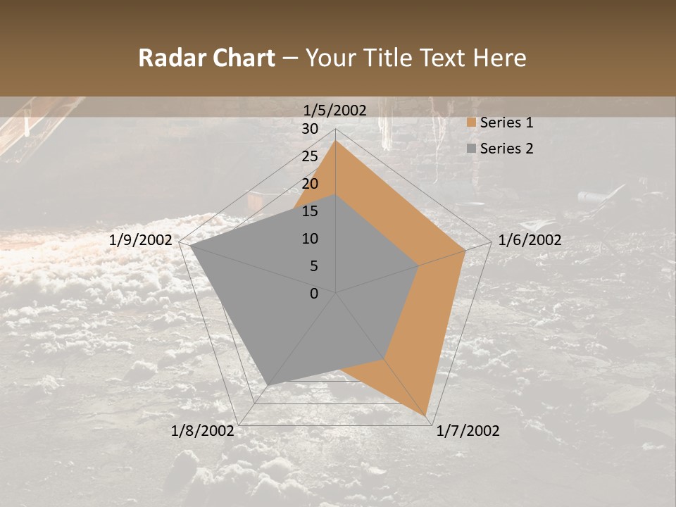 Tile Building Under PowerPoint Template