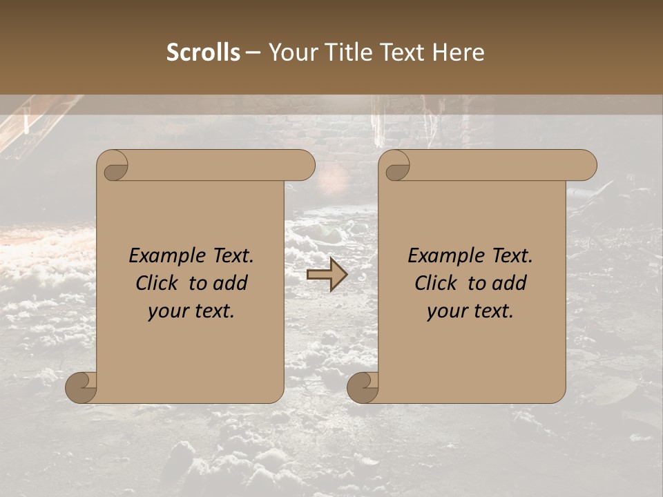 Tile Building Under PowerPoint Template