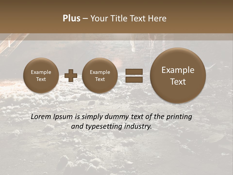 Tile Building Under PowerPoint Template