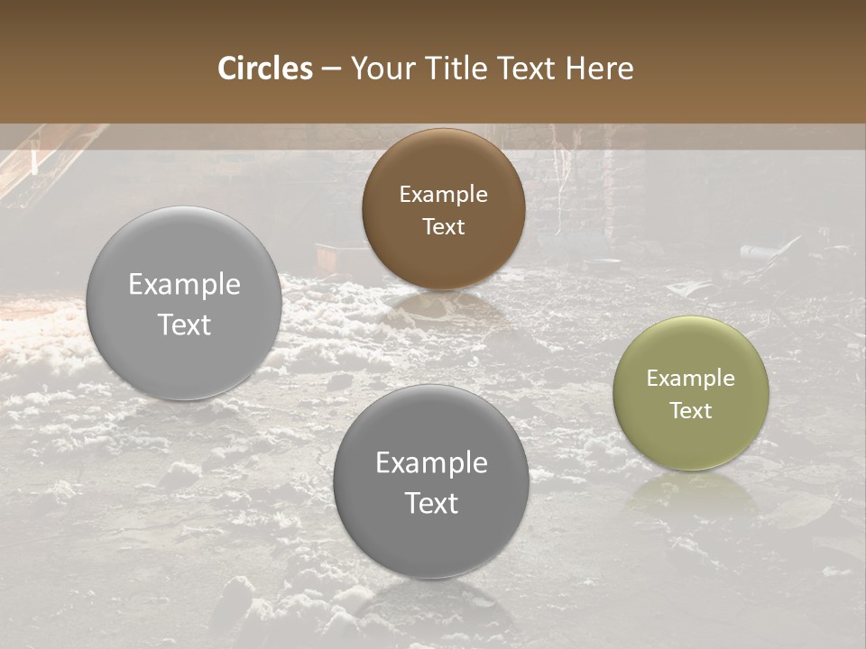 Tile Building Under PowerPoint Template