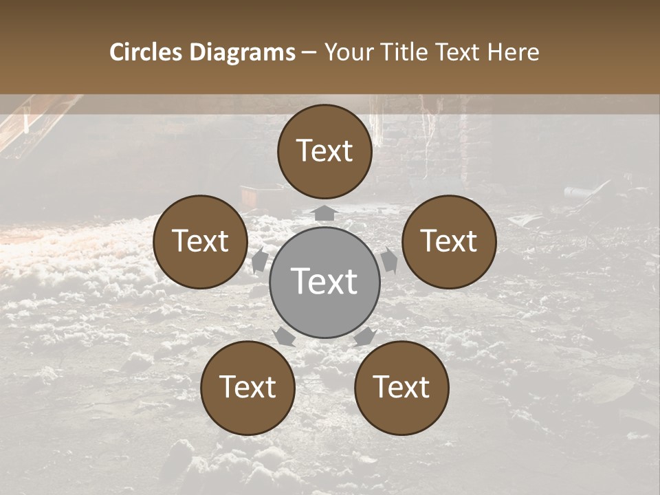 Tile Building Under PowerPoint Template