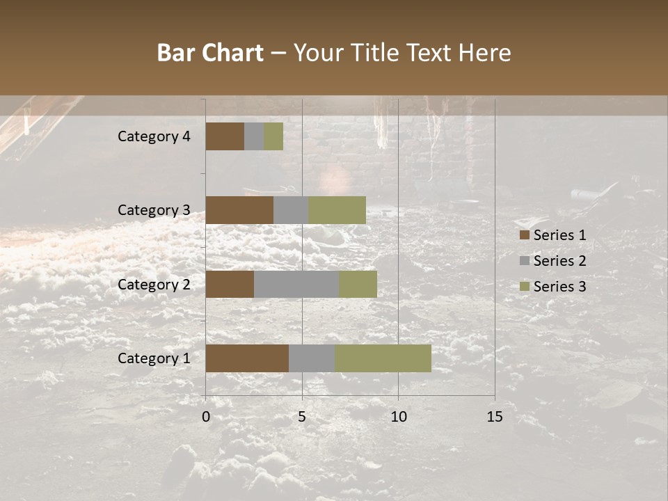 Tile Building Under PowerPoint Template