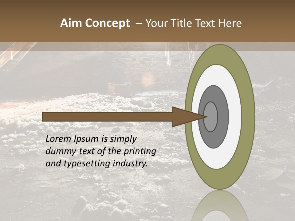 Tile Building Under PowerPoint Template