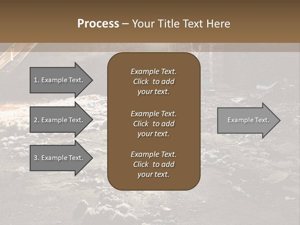 Tile Building Under PowerPoint Template