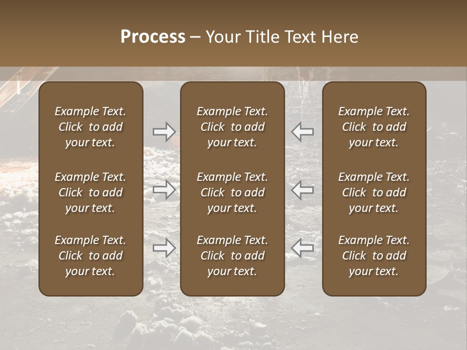 Tile Building Under PowerPoint Template
