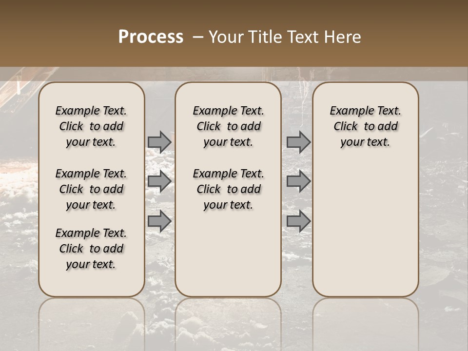 Tile Building Under PowerPoint Template