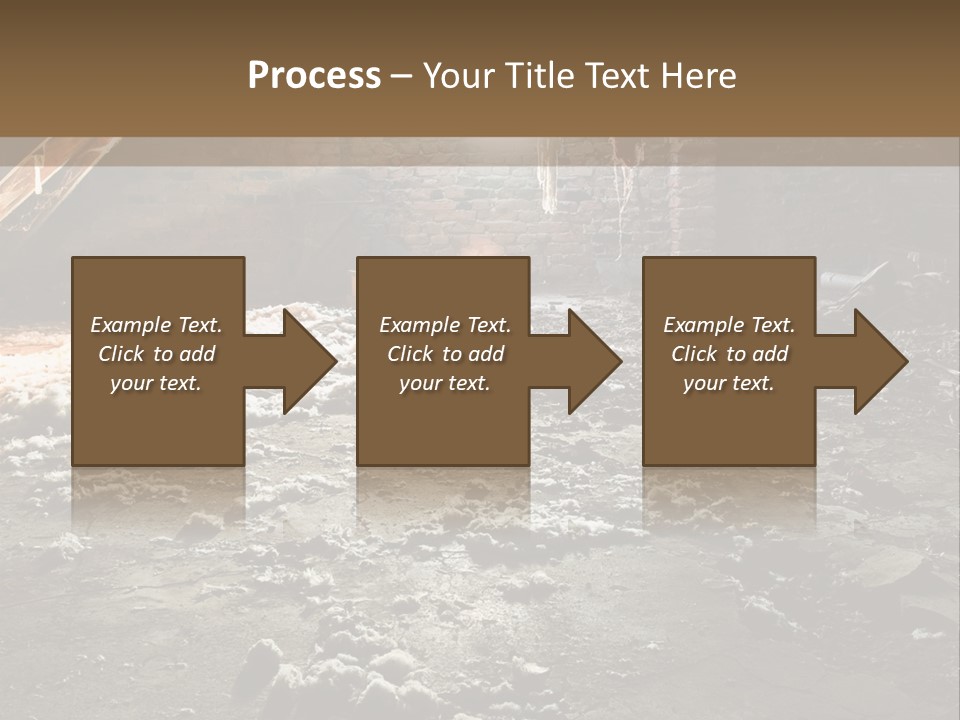 Tile Building Under PowerPoint Template