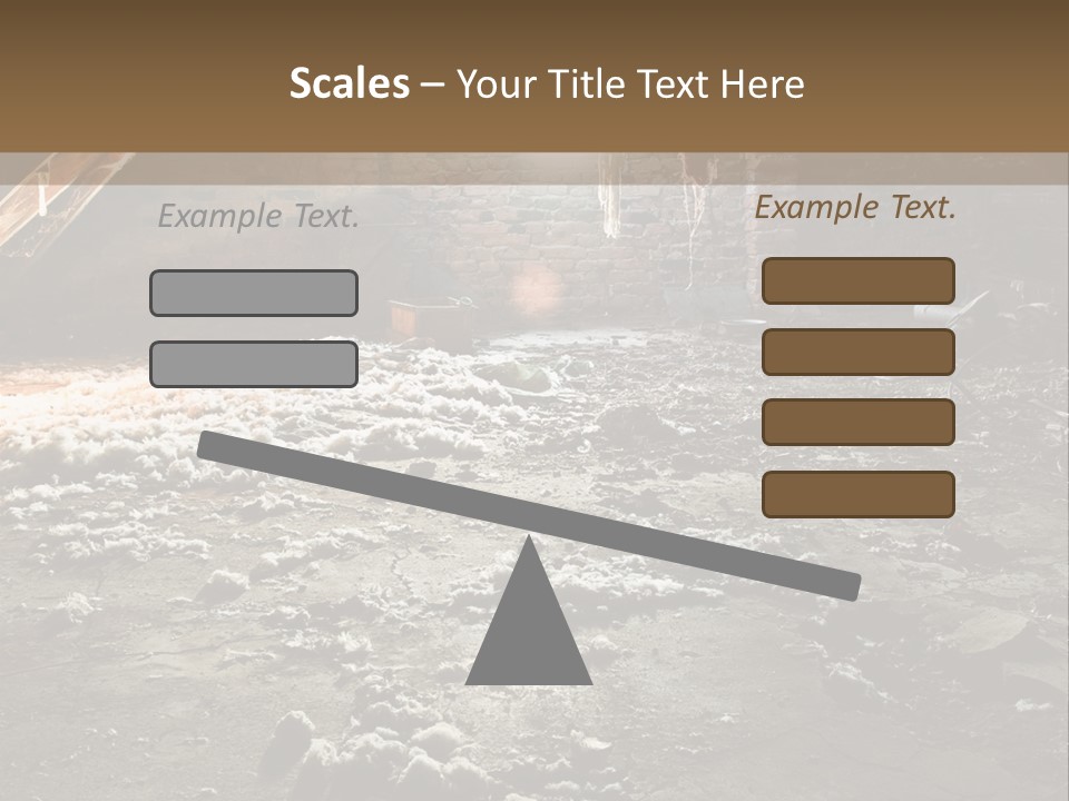 Tile Building Under PowerPoint Template