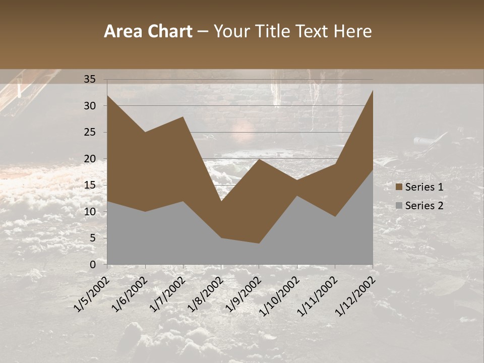 Tile Building Under PowerPoint Template
