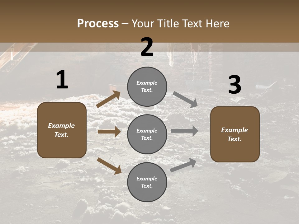 Tile Building Under PowerPoint Template
