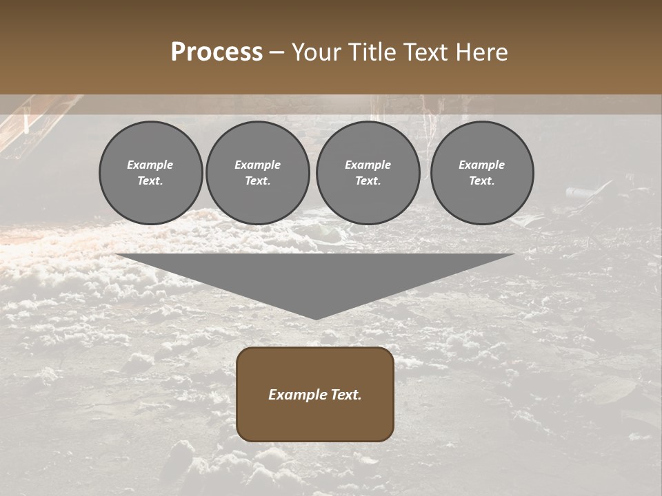 Tile Building Under PowerPoint Template